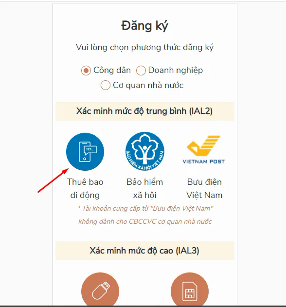 Cách đăng ký tài khoản trên Cổng dịch vụ công quốc gia để có thể làm các thủ tục hành chính một cách đơn giản - Ảnh 3.