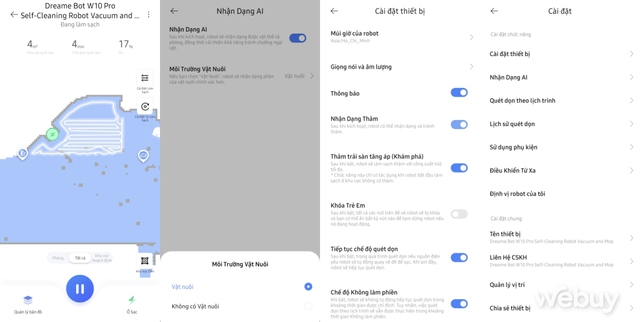 Robot hút bụi hơn 20 triệu mới Dreame W10 Pro quá “đỉnh”: đắt xắt ra miếng, AI nhận diện cả dây điện, bông lau xoay tít - Ảnh 19.