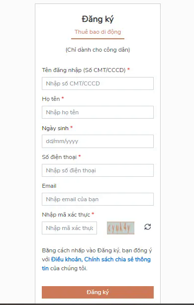 Cách đăng ký tài khoản trên Cổng dịch vụ công quốc gia để có thể làm các thủ tục hành chính một cách đơn giản - Ảnh 4.