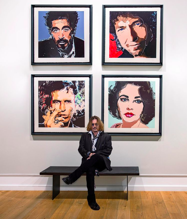 Johnny Depp bán các tác phẩm nghệ thuật được 3 triệu bảng chỉ trong vài giờ - Ảnh 2.