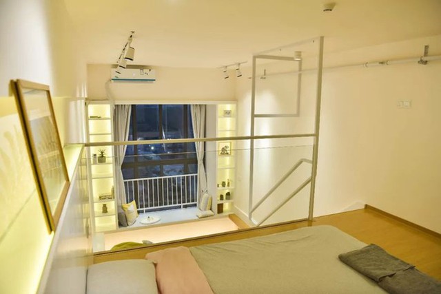 Căn hộ 52m² được thiết kế ấn tượng với cách bố trí nội thất giật cấp tiện lợi - Ảnh 13.