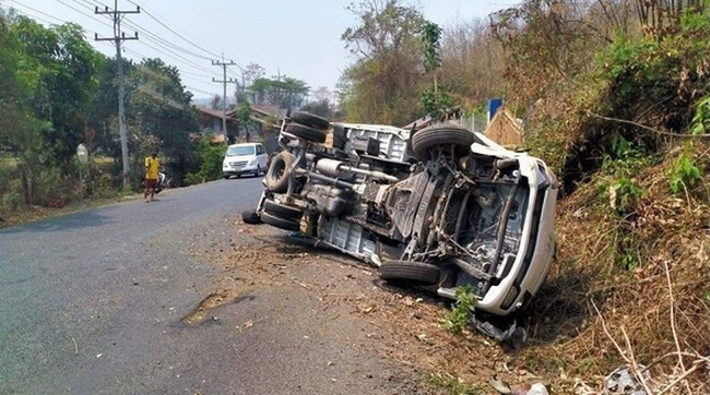 1 người Việt tử vong trong vụ tai nạn giao thông tại Lào - Ảnh 1.