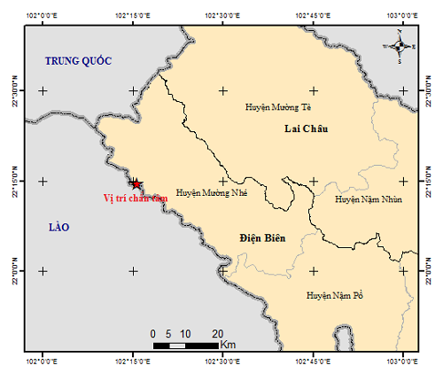 Xảy ra động đất ở Điện Biên - Ảnh 1.