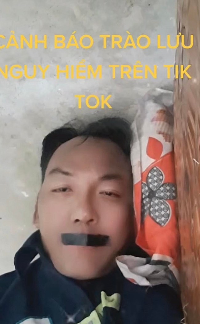 Cảnh báo trào lưu nguy hiểm trên Tiktok: Dán băng keo vào miệng mong ngủ ngon, không ngáy - Ảnh 3.