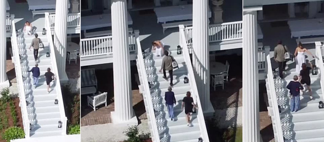 Jennifer Lopez mặc váy trắng hôn Ben Affleck trong ngày cưới - Ảnh 2.