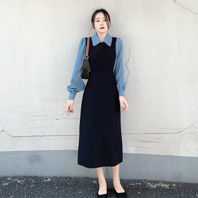 5 kiểu váy thịnh hành ngày chớm thu của các cô gái Hàn, diện lên trẻ trung lại thanh lịch tuyệt đối - Ảnh 18.