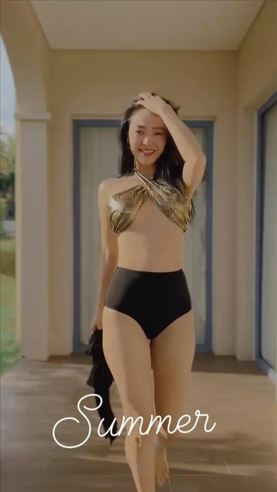 Ninh Dương Lan Ngọc, Minh Hằng khoe body với bikini gợi cảm - Ảnh 7.