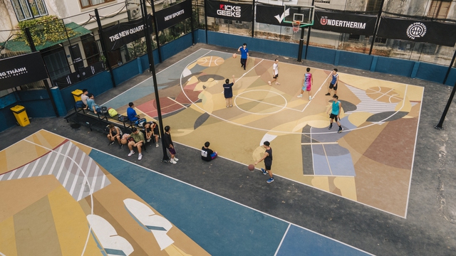 Khám phá sân bóng rổ đẹp nhất Hà Nội - “khu phố mới” hút giới trẻ - Ảnh 8.