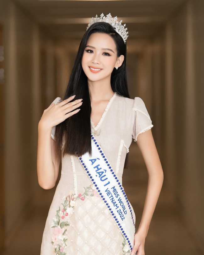 Á hậu Bảo Ngọc là người đầu tiên của Top 3 Miss World Vietnam 2022 thi quốc  tế