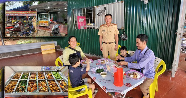 Quán cơm 0 đồng của chàng đại úy CSGT dành cho những người nghèo khó - Ảnh 1.