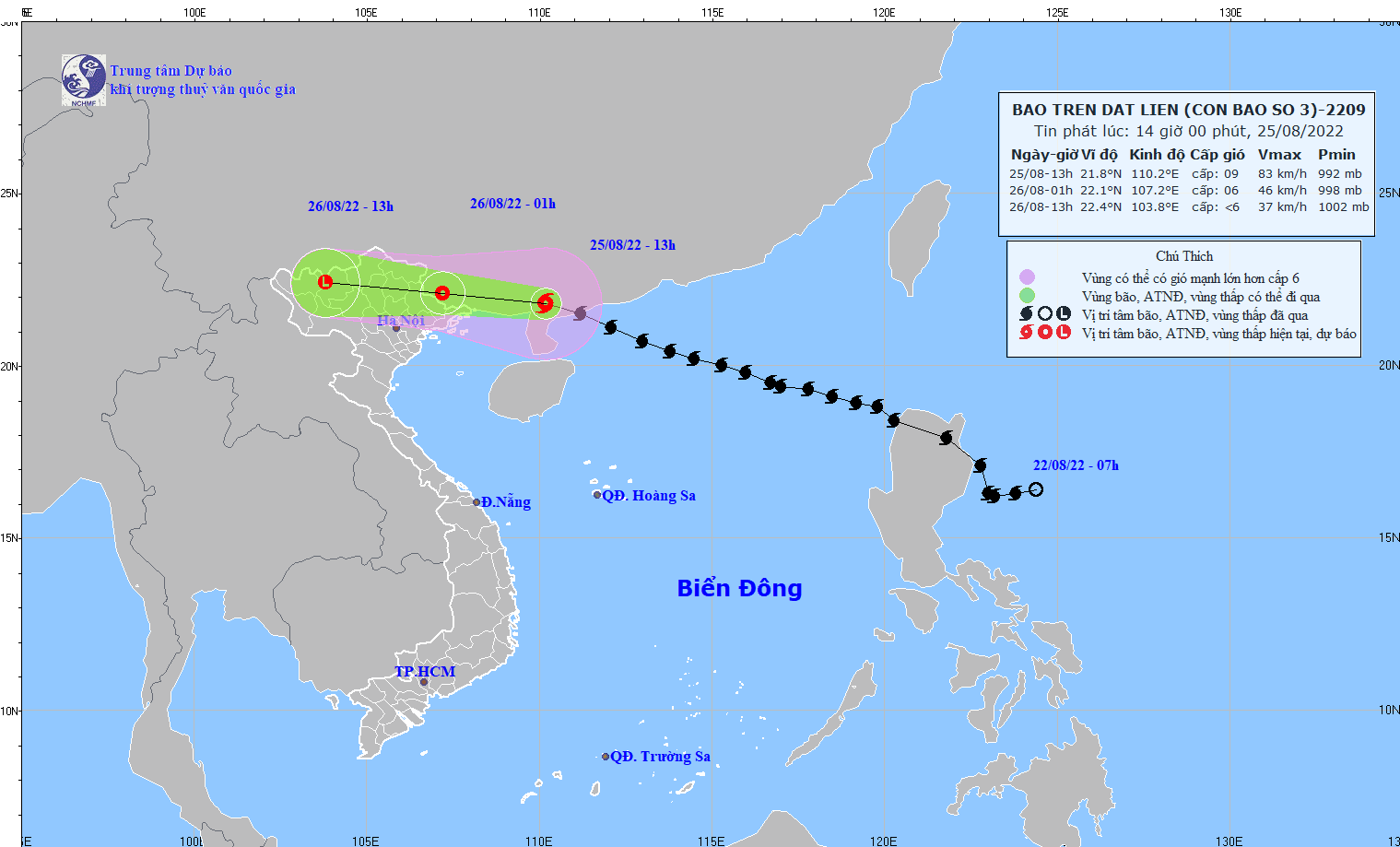 Bão số 3 đã đi vào Trung Quốc, cảnh báo miền Bắc mưa to đến rất to - Ảnh 1.