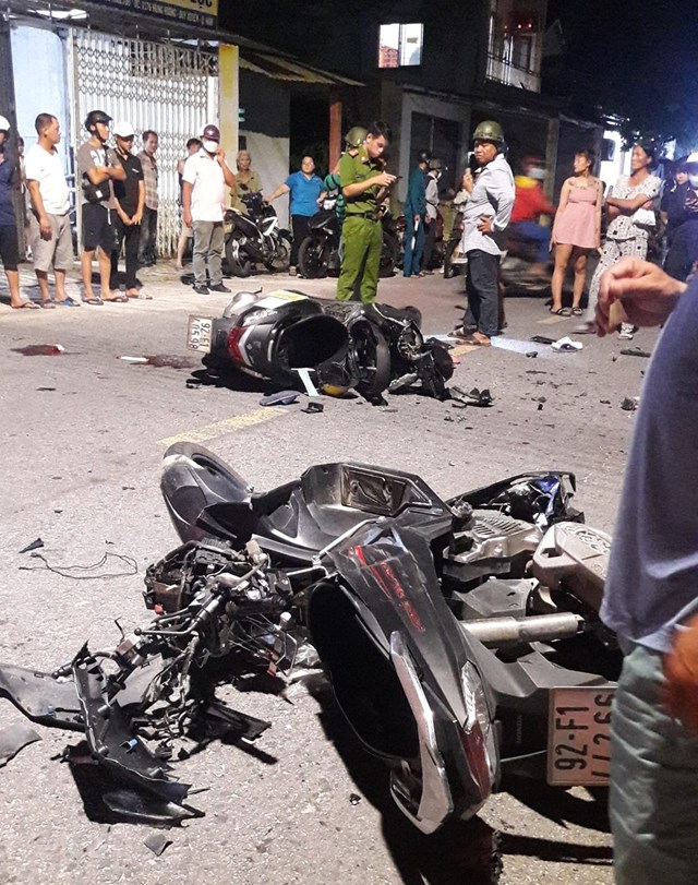 Quảng Nam: Hai xe máy va chạm, 1 người tử vong - Ảnh 1.