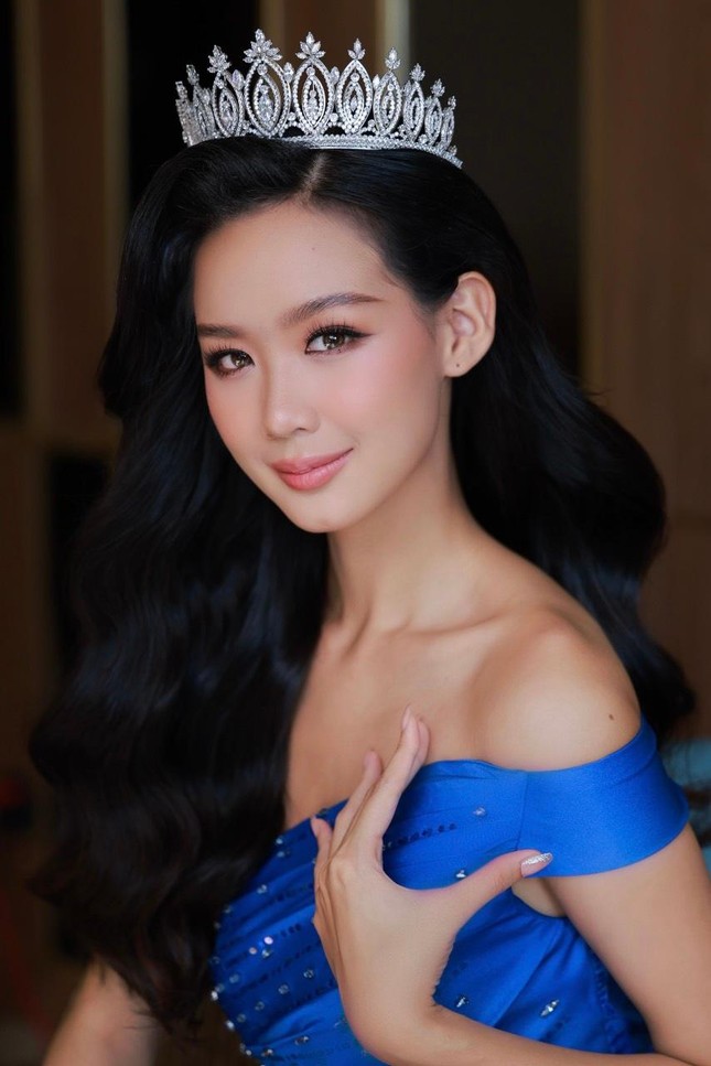 Nhan sắc nữ sinh viên cao 1m85 đại diện Việt Nam tại Miss Intercontinental - Ảnh 1.