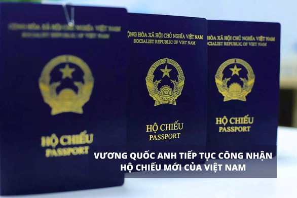 Vương quốc Anh chấp nhận hộ chiếu màu xanh tím than của Việt Nam - Ảnh 1.