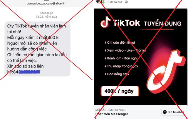 Tham gia kiếm tiền trên ứng dụng TikTok, một phụ nữ bị lừa gần 300 triệu đồng - Ảnh 1.