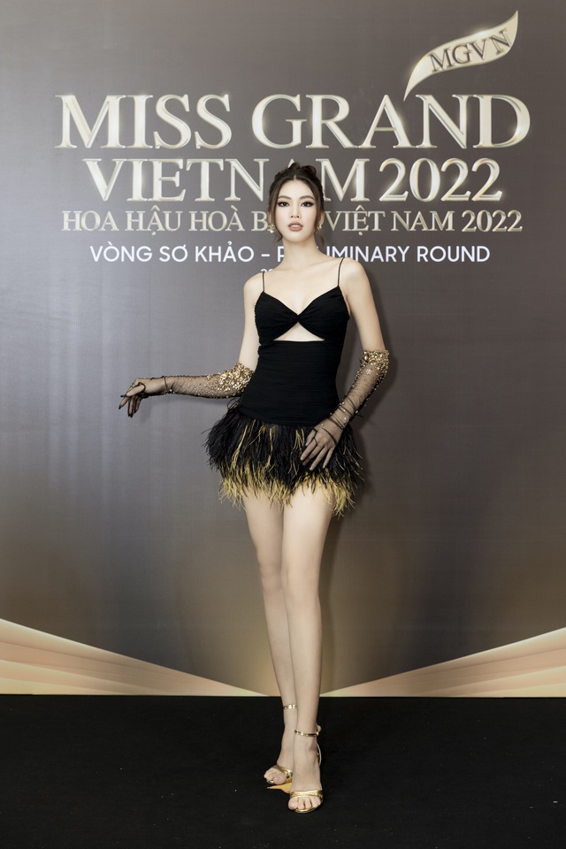 Kiều Loan, Ngọc Thảo và dàn mỹ nhân đổ bộ thảm đỏ sơ khảo Hoa hậu Hoà bình 2022 - Ảnh 4.