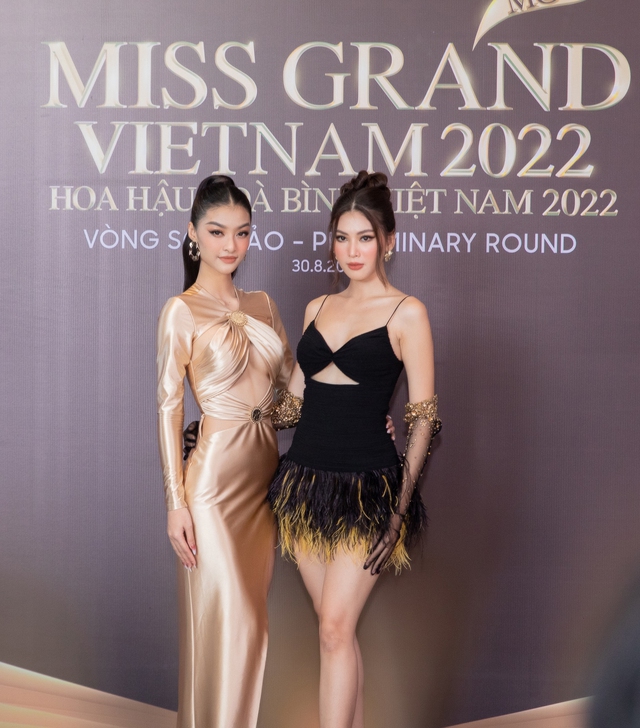 Kiều Loan, Ngọc Thảo và dàn mỹ nhân đổ bộ thảm đỏ sơ khảo Hoa hậu Hoà bình 2022 - Ảnh 5.