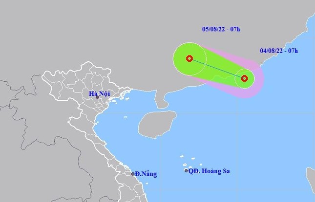 Áp thấp nhiệt đới xuất hiện trên Biển Đông, gây mưa ở miền Bắc - Ảnh 1.