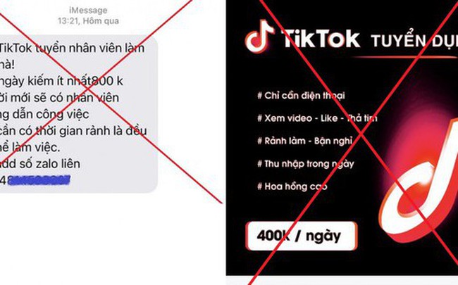 Tham gia kiếm tiền trên ứng dụng TikTok, một phụ nữ bị lừa gần 300 triệu đồng - Ảnh 1.