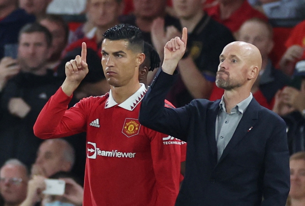 Coach Ten Hag confirmed Ronaldo officially stayed at MU - Photo 1.