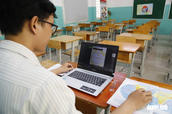 Năm học 2022-2023 tại TP.HCM: 35% số tiết dạy bằng e-learning - Ảnh 1.