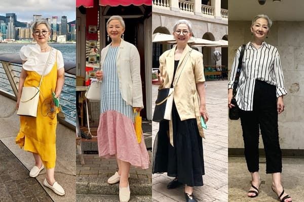 99 Mẫu áo dài người lớn tuổi đẹp - Cách chọn áo dài người lớn tuổi