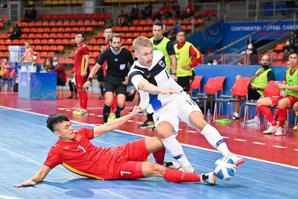 Tuyển futsal Việt Nam thua ngược Phần Lan sau khi dẫn 2-0 - Ảnh 1.