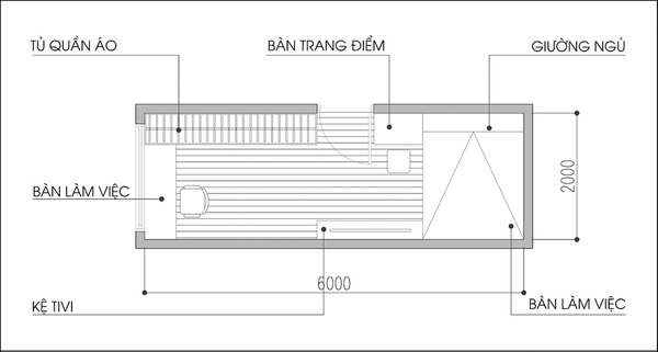 Tư vấn 2 cách bố trí nội thất cho phòng ngủ nhỏ 12m² - Ảnh 1.