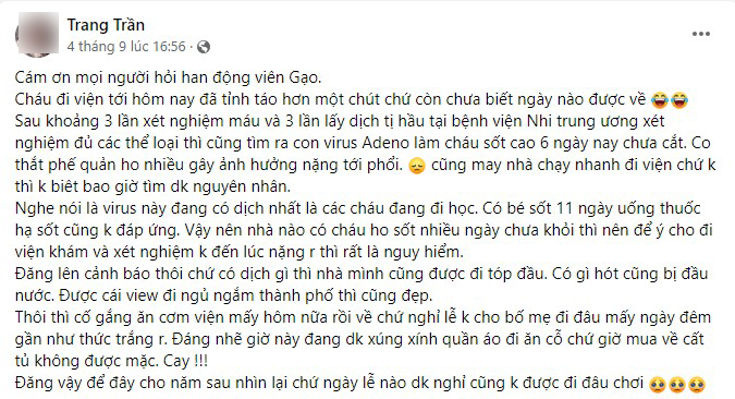 Bé sốt cao mấy ngày không khỏi, mẹ bàng hoàng khi biết con nhiễm virus Adeno - Ảnh 2.