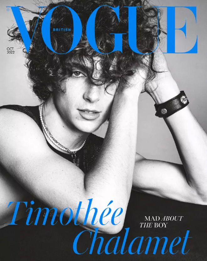 Timothée Chalamet - người đàn ông đầu tiên xuất hiện 1 mình trên trang bìa tạp chí Vogue Anh - Ảnh 2.