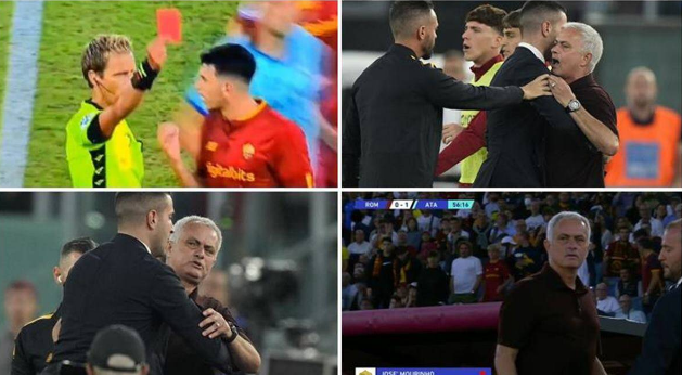 Bị truất quyền chỉ đạo, Mourinho mỉa mai trọng tài - Ảnh 2.