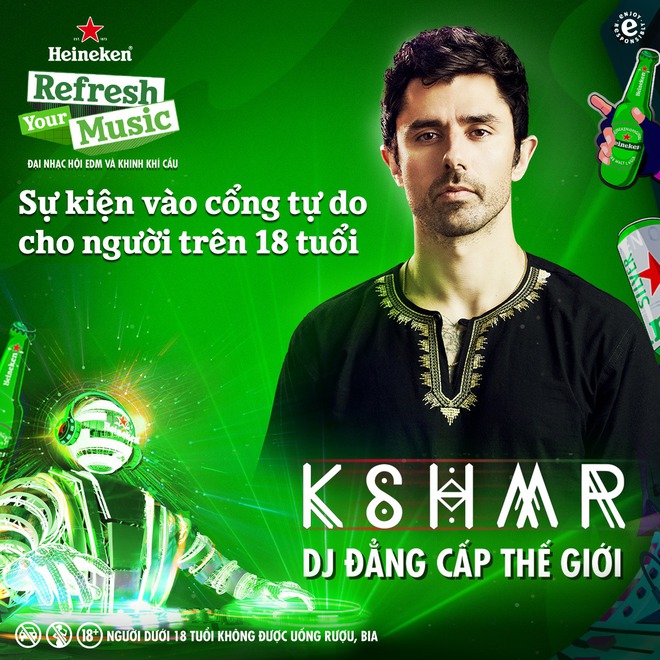 Bí kíp để giới trẻ sẵn sàng bùng nổ cùng phù thủy âm nhạc DJ KSHMR và dàn sao Việt đình đám - Ảnh 3.