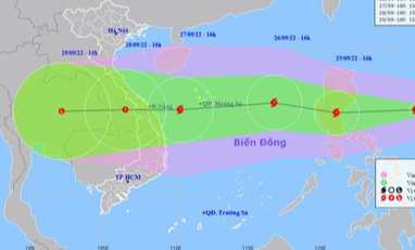 Bão Noru khả năng giật cấp 16 khi tiến vào gần bờ biển Thừa Thiên - Huế đến Quảng Ngãi - Ảnh 1.