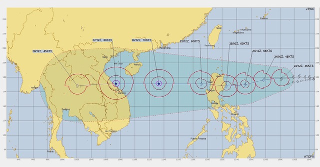 CẬP NHẬT TIN BÃO KHẨN CẤP: Bão NORU giật trên cấp 17 cách Đà Nẵng - Quảng Ngãi 270km - Ảnh 25.