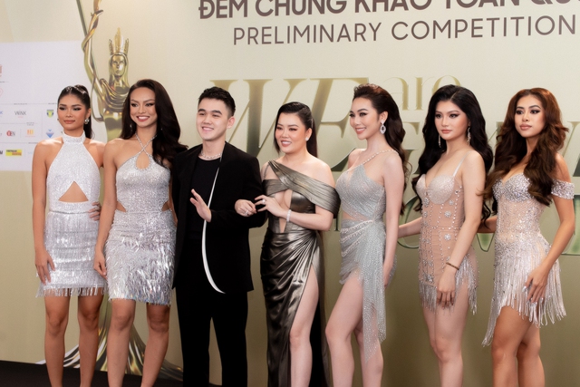 Thuỳ Tiên và dàn mỹ nhân tái xuất, 2 khách mời quốc tế xuất hiện trên thảm đỏ chung khảo Miss Grand Vietnam - Ảnh 21.
