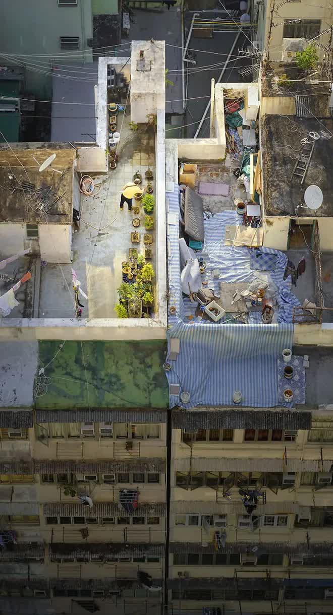 Nhiếp ảnh gia dành 4 năm chụp khung cảnh sân thượng, phản ánh cuộc sống bình dị tại khu dân cư sầm uất bậc nhất châu Á - Ảnh 12.
