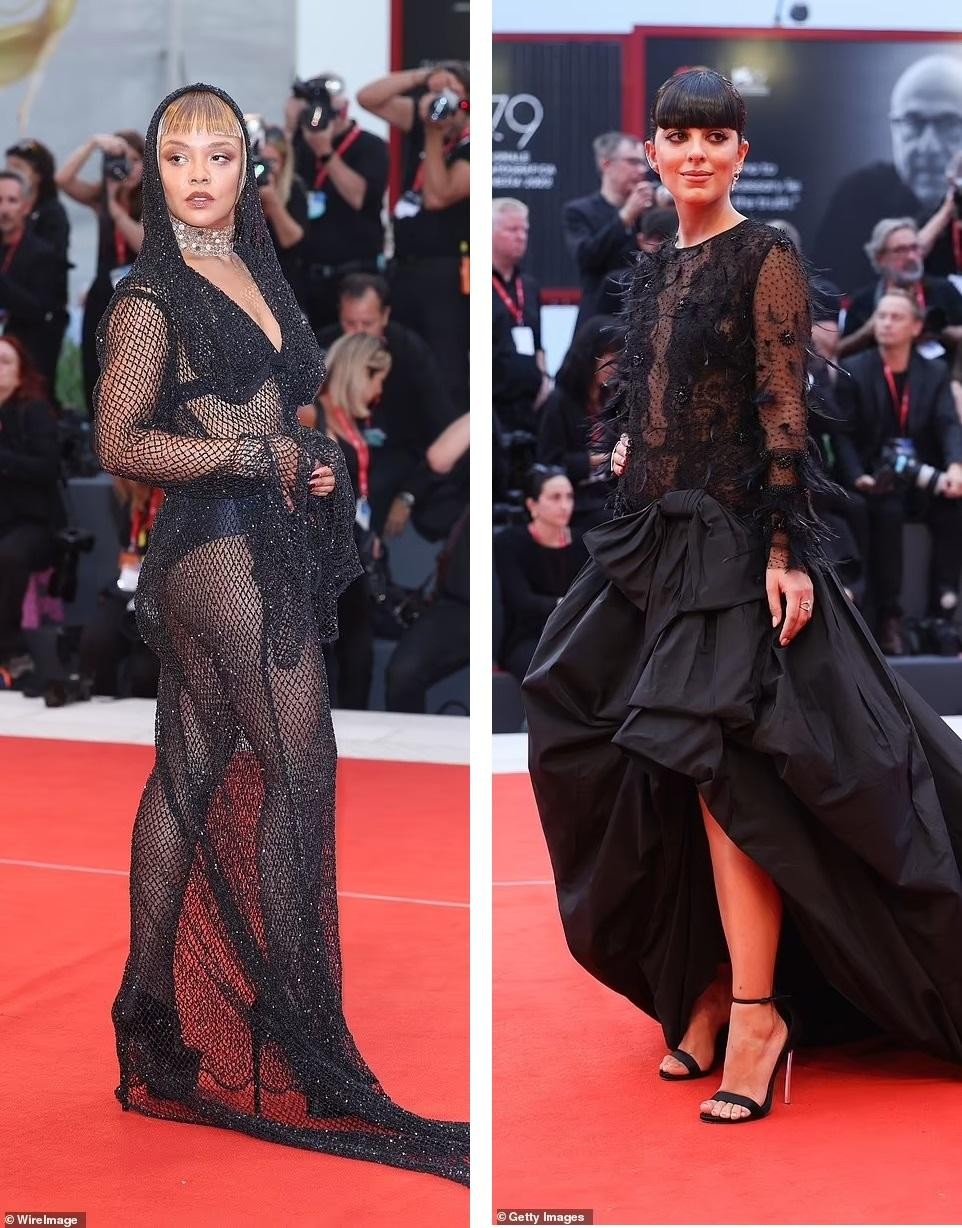 Bond Girl gốc Cuba mặc mốt không nội y, cười đùa với Brad Pitt trên thảm đỏ LHP Venice - Ảnh 13.