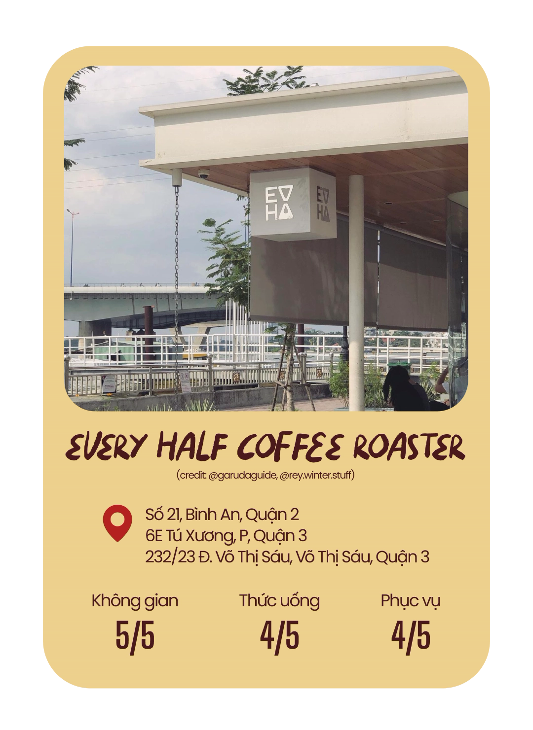 Tuyển chọn những "quán uống" nổi bật nhất năm 2022 Sáng thong thả cà