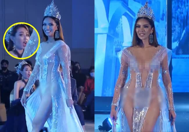 Phản cảm trước những pha diện đồ trễ nải của thí sinh thi Hoa hậu: Lên đồ như không còn ngại gì, netizen nhìn mà chán - Ảnh 2.