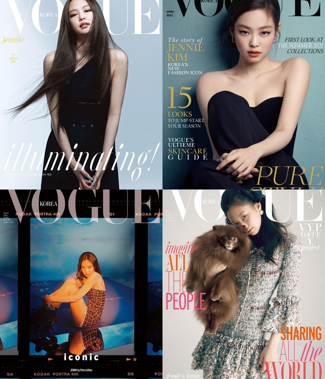 Jennie xuất hiện khác lạ trên bìa vogue số mới nhất