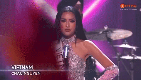 Ngọc Châu xuất hiện nổi bật, hô vang hai chữ Việt Nam tại Chung kết Miss Universe 2022 - Ảnh 3.