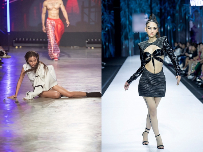 Lê Bống và Trứng Rán Thanh Tâm catwalk: Vẫn như tấu hài! - Ảnh 5.