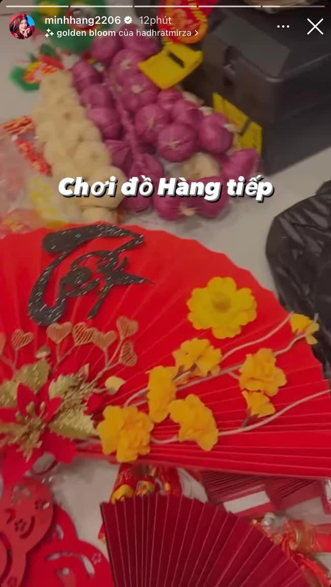 Tình hình sắm Tết của sao Việt: HHen Niê đích thân ra chợ, Lương Thùy Linh tậu vật phẩm phong thủy hút tiền tài - Ảnh 10.