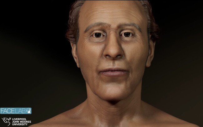 Các nhà khoa học phục dựng khuôn mặt đẹp trai của Pharaoh quyền lực nhất Ai Cập cổ đại - Ảnh 1.