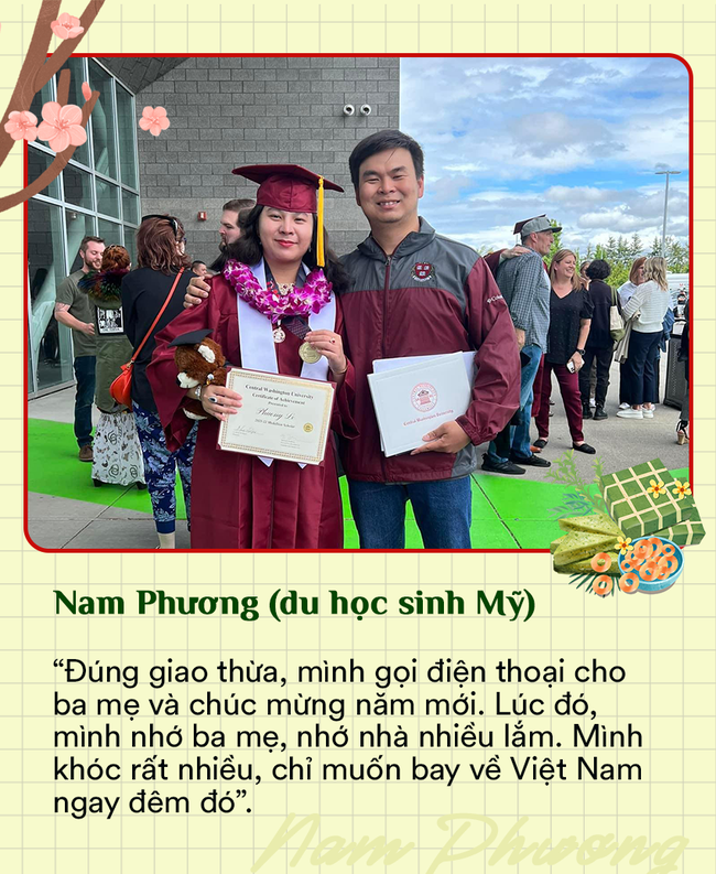 Du học sinh và nỗi niềm ăn Tết nơi xứ người: Nghe giọng ba mẹ mà bật khóc, chỉ muốn bay về nước ngay trong đêm - Ảnh 1.