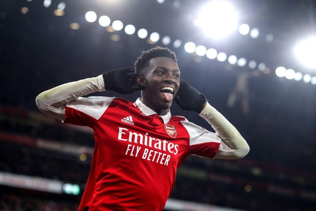 Từ kẻ đóng thế, Eddie Nketiah trở thành vua phá lưới của Arsenal