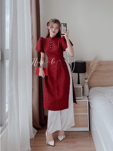 99 mẫu áo dài cưới thiết kế truyền thống hiện đại đẹp, mới nhất 2019 | Thuê áo  dài cô dâu trọn gói