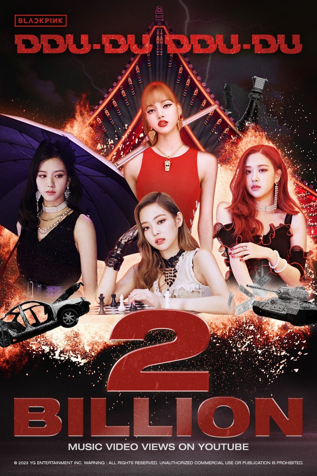DDU-DU DDU-DU của BLACKPINK c&aacute;n mốc 2 tỷ view, trở th&agrave;nh MV đầu ti&ecirc;n của nh&oacute;m nhạc nữ Kpop đạt th&agrave;nh t&iacute;ch &ldquo;v&ocirc; tiền kho&aacute;ng hậu&rdquo; - Ảnh 1.