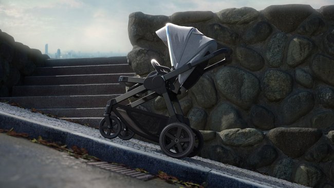 Độc lạ xe đẩy em bé: Gắn động cơ điện, tích hợp AI và chế độ tự lái, giá 89 triệu đồng - Ảnh 2.
