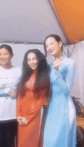 &Aacute;nh Vi&ecirc;n chung h&igrave;nh với Hoa hậu Bảo Ngọc m&agrave; kh&ocirc;ng bị l&eacute;p vế, được netizen khen xinh kh&ocirc;ng ngớt - Ảnh 2.